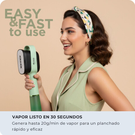 PLANCHA A VAPOR ARIETE 1200W VERDE MENTA MOD.4301