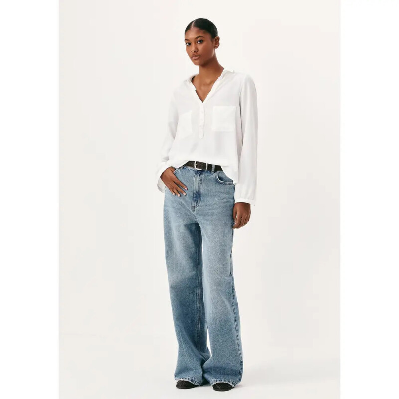 CAMISA ML FEM BEGE CLARO