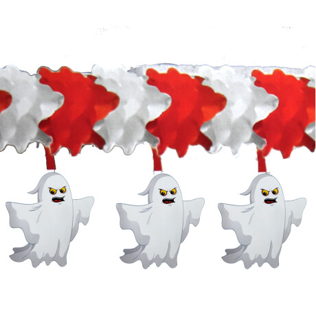Guirnalda de Papel de Fantasmas de Halloween Guirnalda de Papel de Fantasmas de Halloween