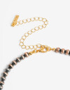 Collares Cortos Perla Collar Corto Perlas Y Multidijes - Dorado Oro Amarillo
