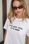 Remera its not you blanco
