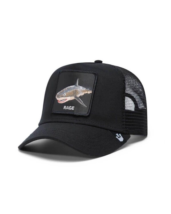 Gorra Goorin Bros Trucker Baseball - The Rage Shark Negro