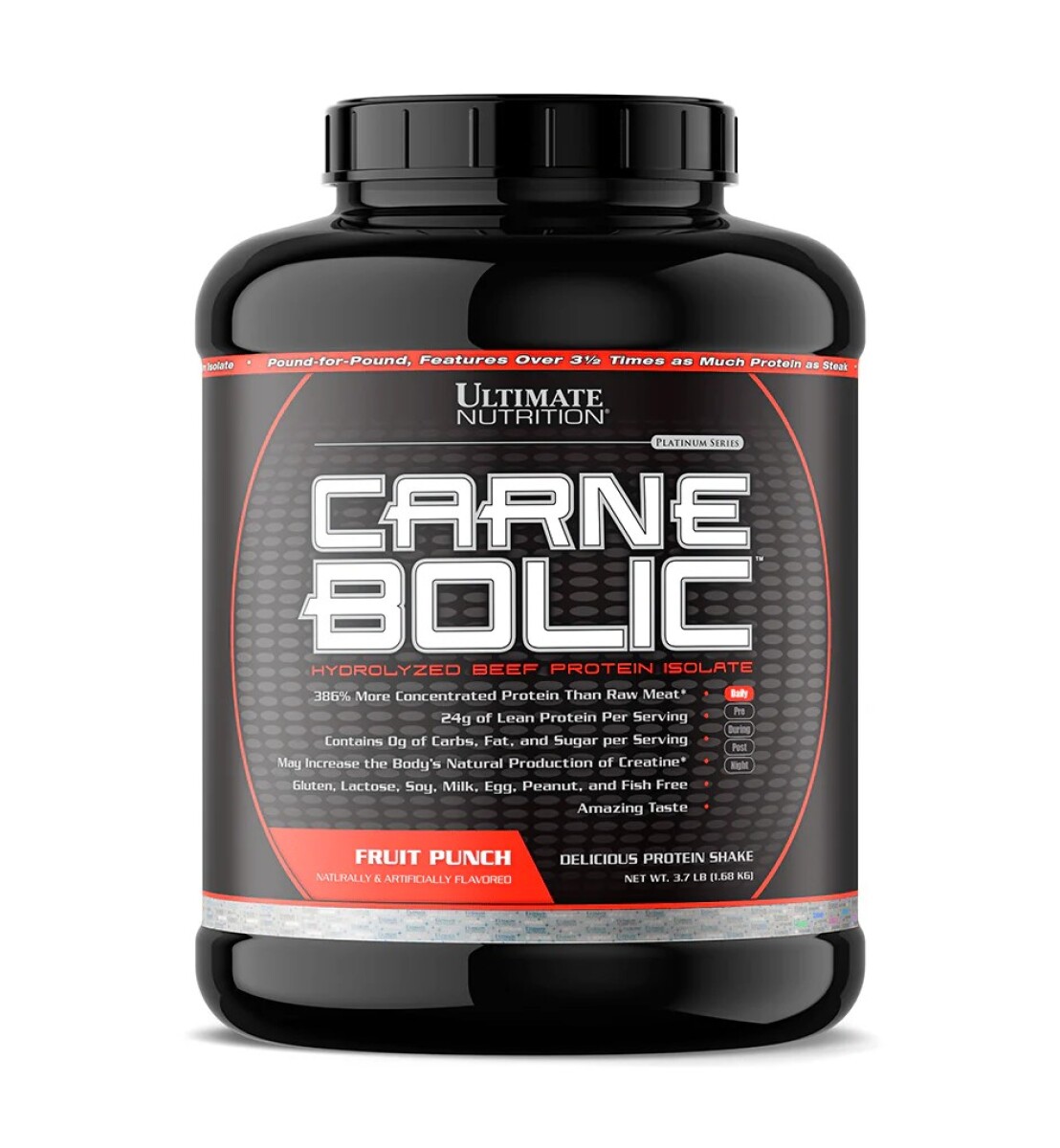 Carnebolic Fruit Punch 3.7 lb | Proteína de Carne Hidrolizada Ultimate Nutrition 