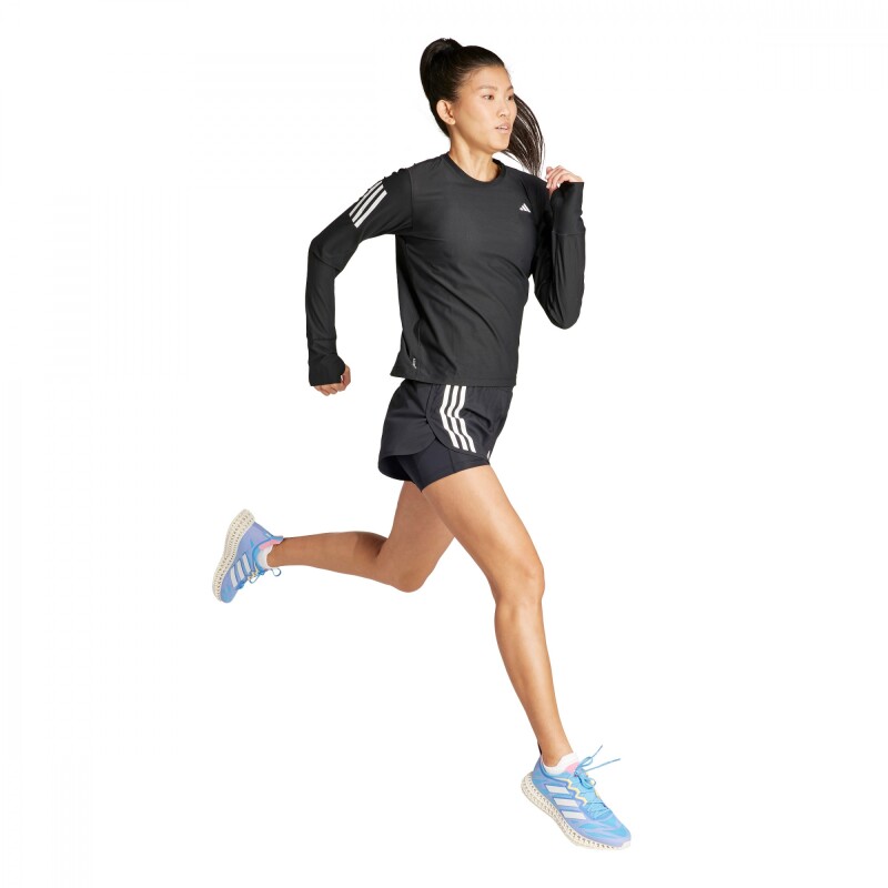 Camiseta Own The Run Longsleeve de Mujer Negro