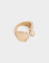 Anillos Medianos y Grandes Strass Anillo Con Strass - Dorado