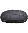 Almohadion Cuero 56x35cm oval chico Gris