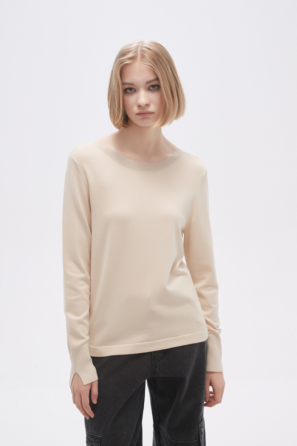 Sweater Mace Beige Claro