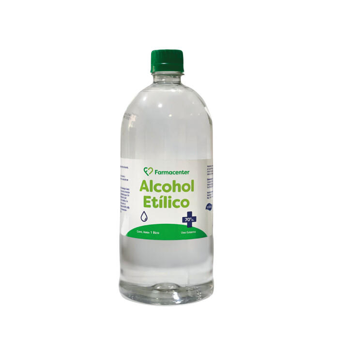 ALCOHOL ETIL. 70% FARMACENTER FR. X 1000 única