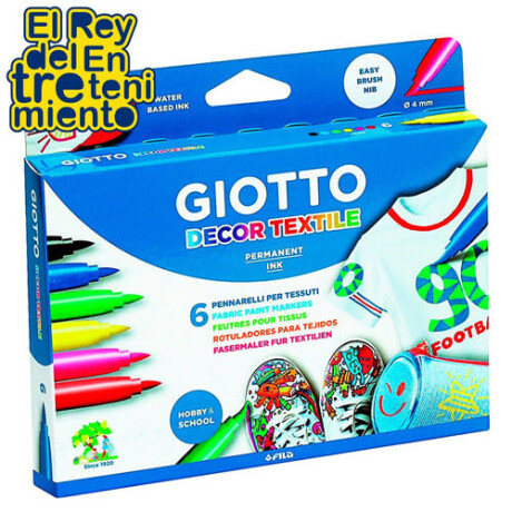 Marcador Giotto 6 Unidades Primera Infancia + Spinner Marcador Giotto 6 Unidades Primera Infancia + Spinner