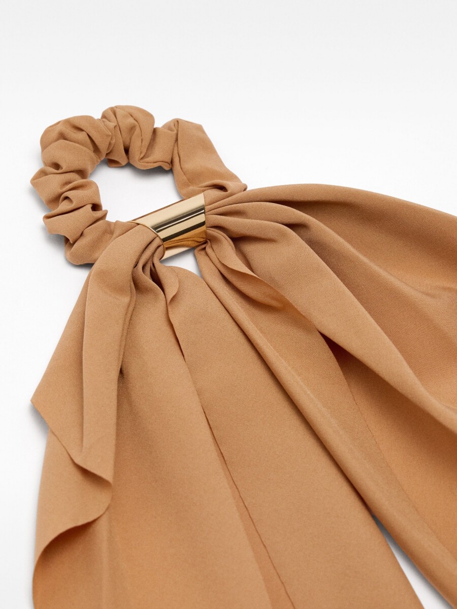 Coletero Con Lazo beige