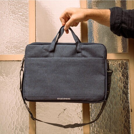 Portafolio de Tela para laptop Challenger Gris
