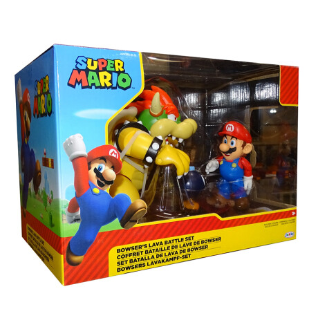 Figuras Super Mario - Lava Battle Set · Mario vs Koopa Figuras Super Mario - Lava Battle Set · Mario vs Koopa
