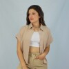 Camisa Lino Slowly Beige