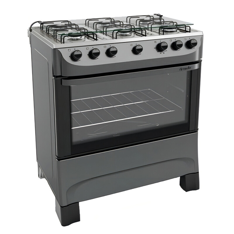 Cocina Mueller Moderatto 6b Glp Color Grafito Con Puerta Con Visor Cocina Mueller Moderatto 6b Glp Color Grafito Con Puerta Con Visor