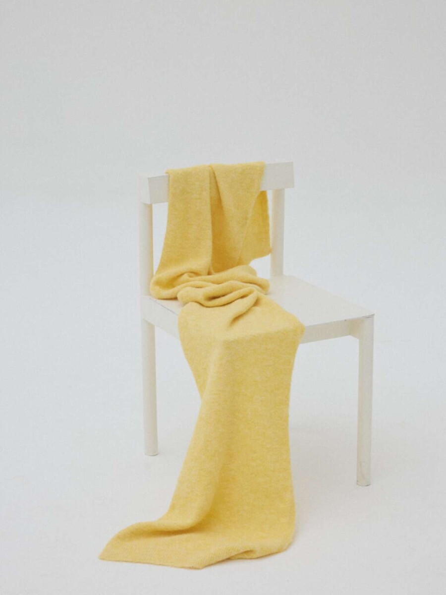 Mantón Tejido - Amarillo Claro 