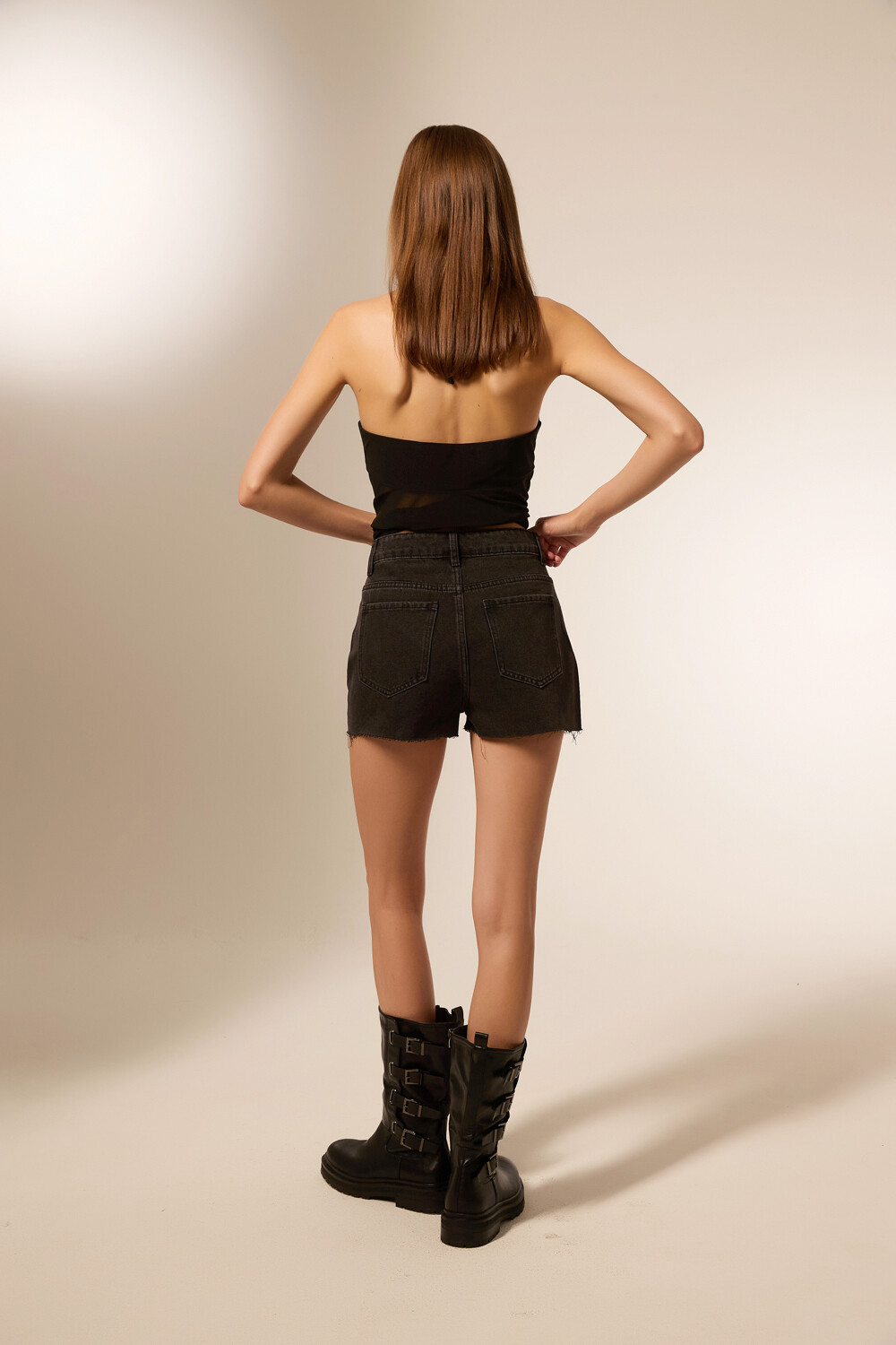 Short Blinga Gris Oscuro