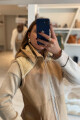Chaleco volta Camel