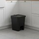 Papelera con pedal 15L NEGRO