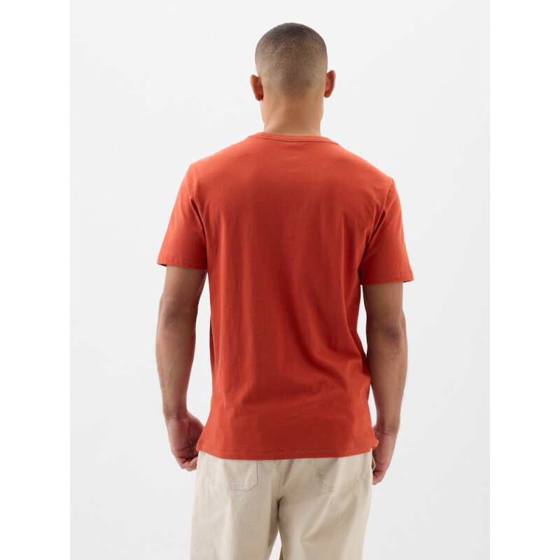 V-EVERYDAY SOFT CREW - SOLID RED OCHRE 18-1442 TCX