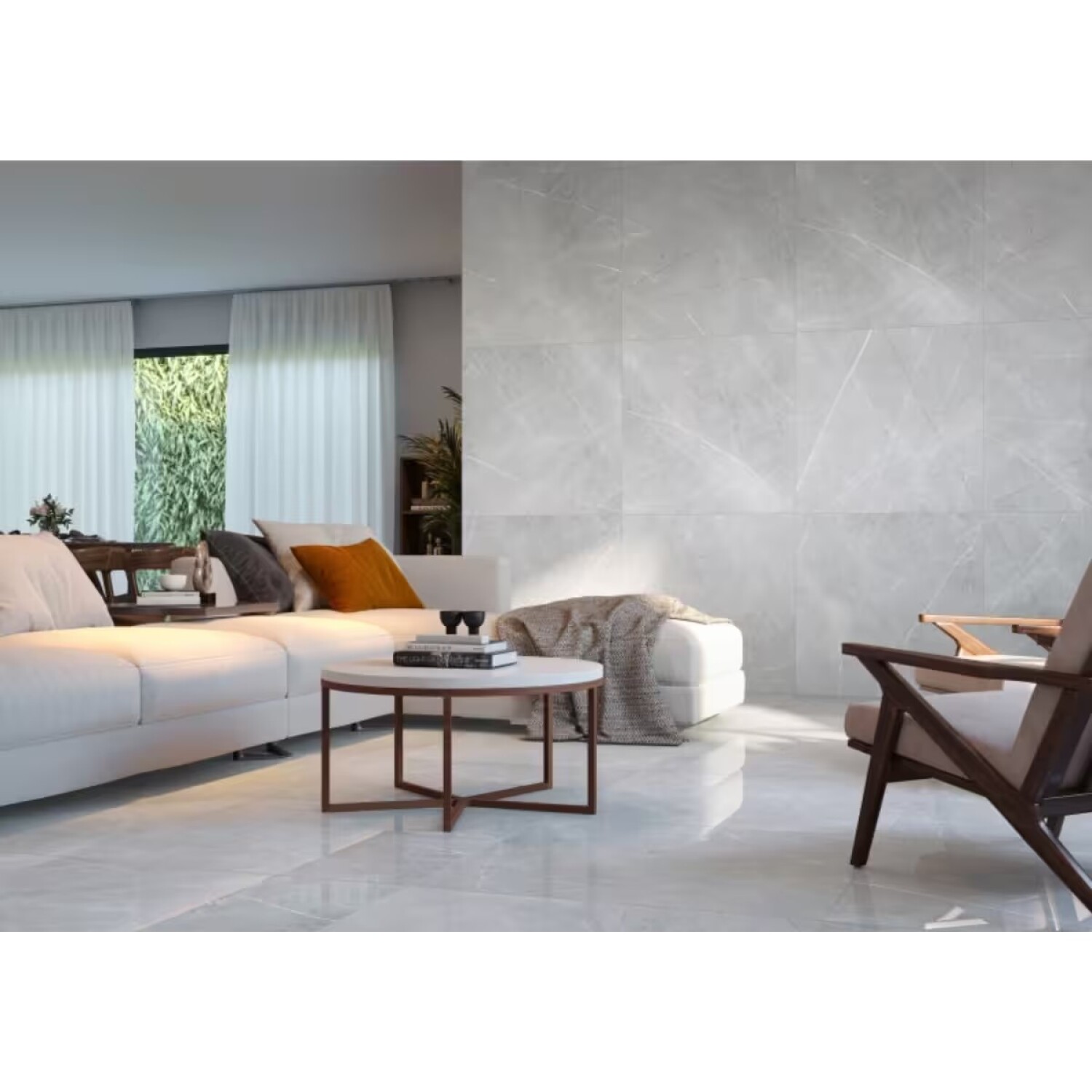 Cerámica Pulpis Grey 92x92 Cm Pulido Y Rectificado — Loysa