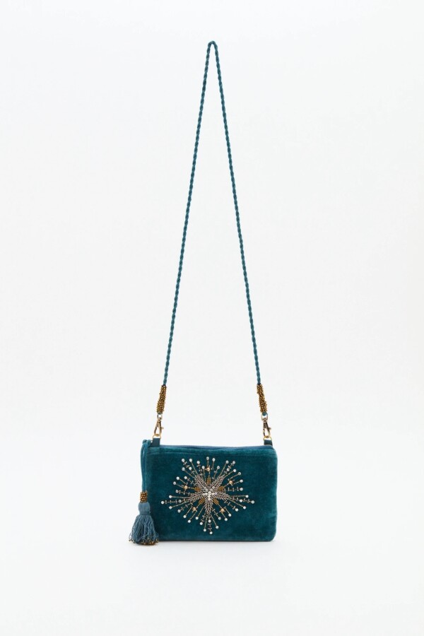Cartera Mystic Glint Verde Oscuro