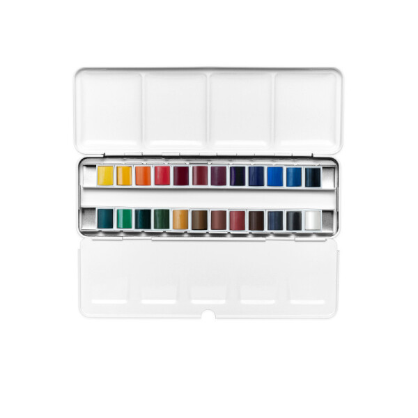 Acuarelas Cotman x 24 - caja de metal - Winsor & Newton Única