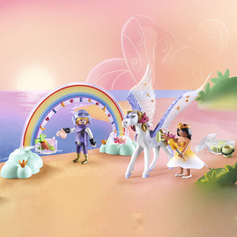 Pegaso con Arcoíris Playmobil 85 Piezas U