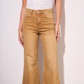 Imagen de Flare Wide Leg Lavado - Camel