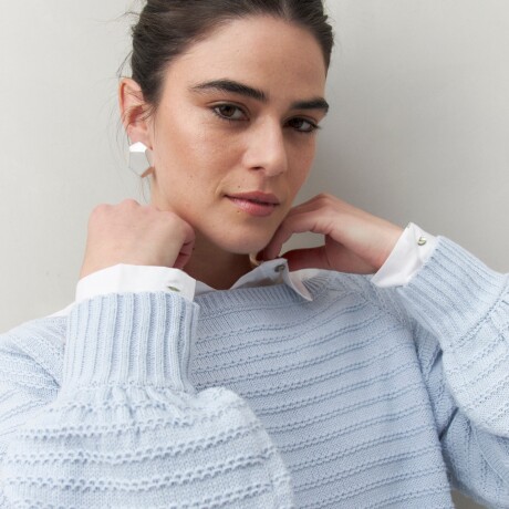 SWEATER GRETEL Celeste