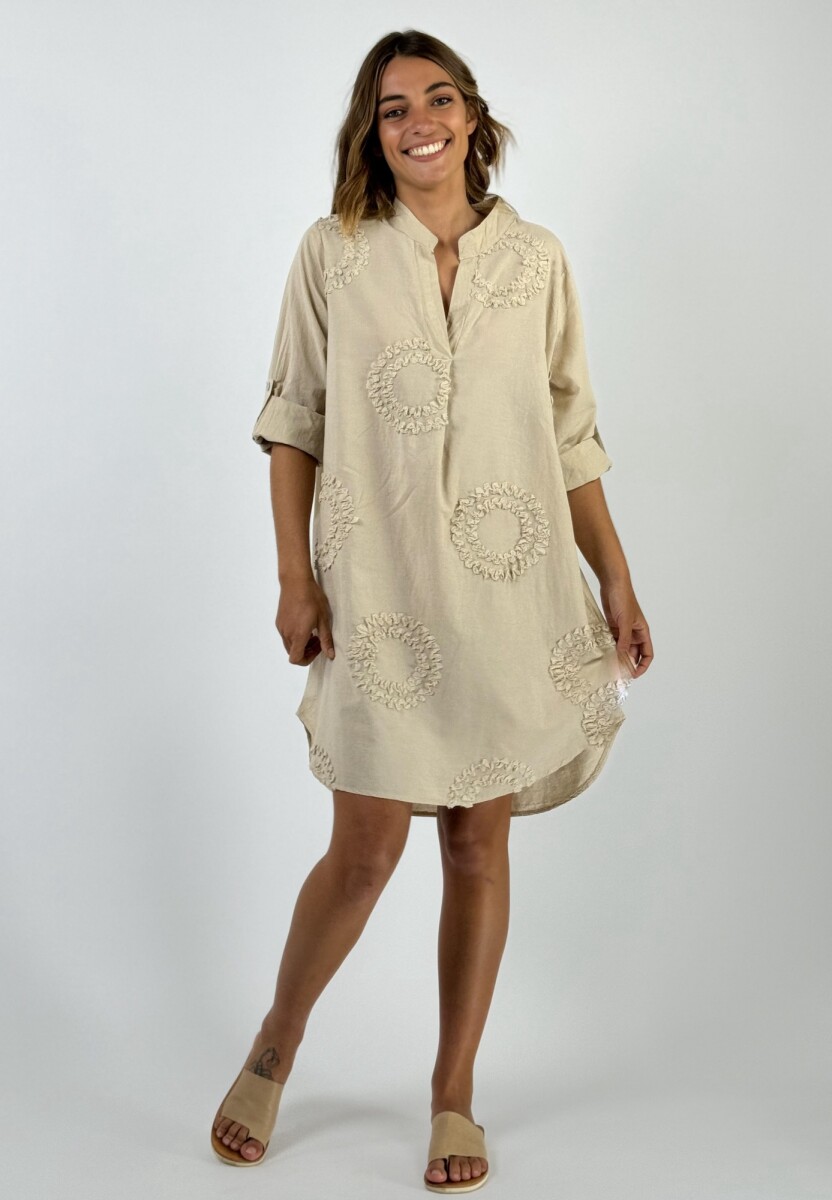 VESTIDO PENELOPE - BEIGE 