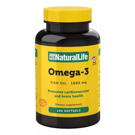 Omega 3 Fish Oil 1000mg 100caps Natural Life Omega 3 Fish Oil 1000mg 100caps Natural Life