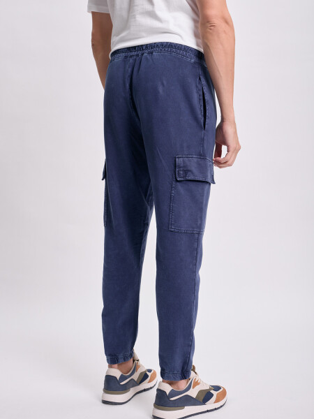 Pantalón deportivo cargo jogger Azul Marino