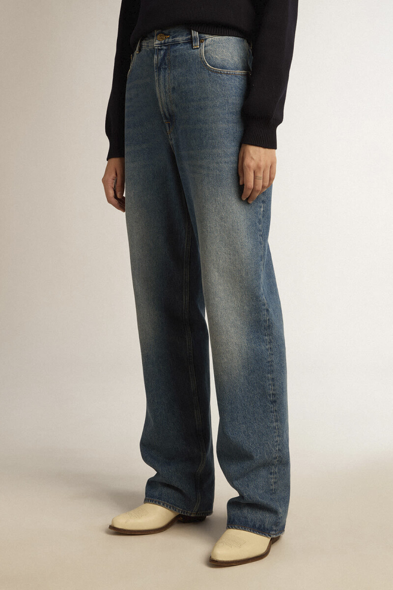 DENIM KIM WASHED Azul