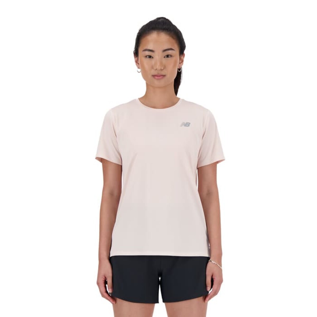 Remera New Balance de Mujer - WT41222OUK - Rosa Claro 