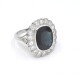 Anillo Nuevo En Platino, Zafiro Y Brillantes Anillo Nuevo En Platino, Zafiro Y Brillantes