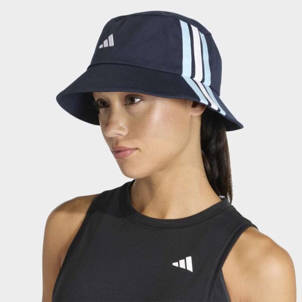 Gorro Adidas Pescador 3 Rayas Azul