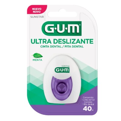 Hilo Dental Gum Ultradeslizante Menta 40 Mts. Hilo Dental Gum Ultradeslizante Menta 40 Mts.