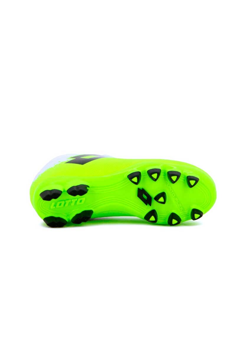 ZAPATO DE FUTBOL CANCHA LOTTO NIÑO MODELO PERUGIA Blanco