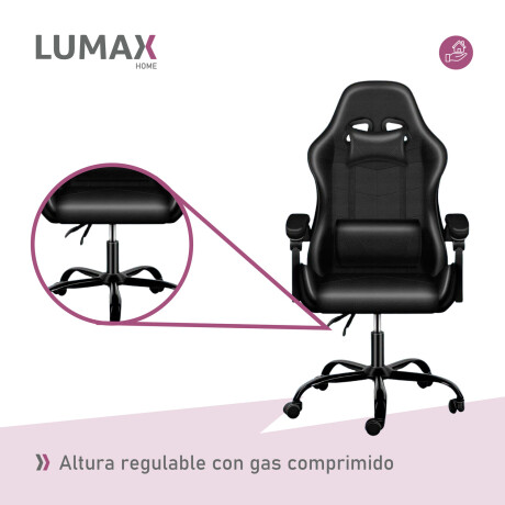 Silla Gamer Lumax Modelo ROM Negro
