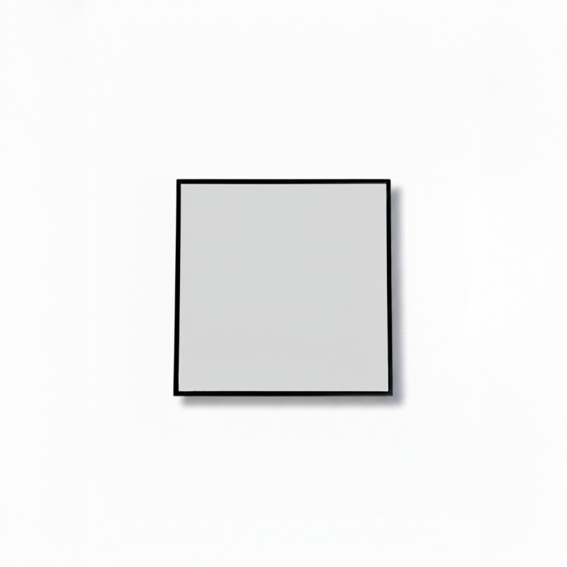 ESPEJO CUAD C/MARCO NEGRO 20X20CM Unica
