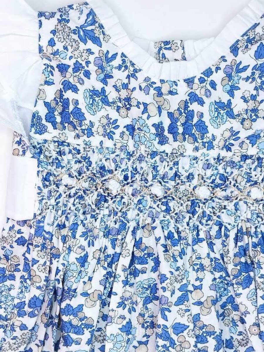 Vestido punto smock 