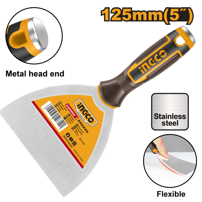 ESPATULA 125MM 5´´ INGCO HPUT08125 ESPATULA 125MM 5´´ INGCO HPUT08125