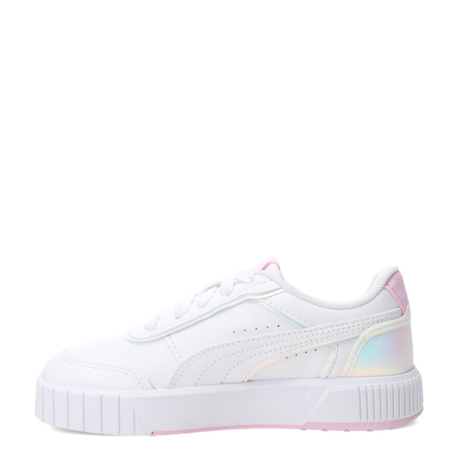 Championes de Niña Puma Carina Mia Holo 2.0 Ps Blanco - Rosado