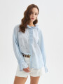 Camisa Jiardin Celeste Claro