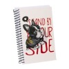 LIBRETA AUGURI ESPIRAL 96 HOJAS TAMAÑO 10 CM X 15 CM TAPA STAND BY YOUR SIDE