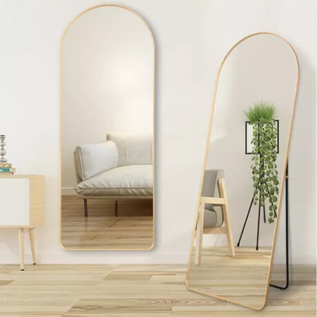 Espejo Arco De Pie 160 X 50 Cm Dorado