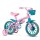 Bicicleta Niño Montaña Rod. 12 Y Caramañola Celeste-Rosado