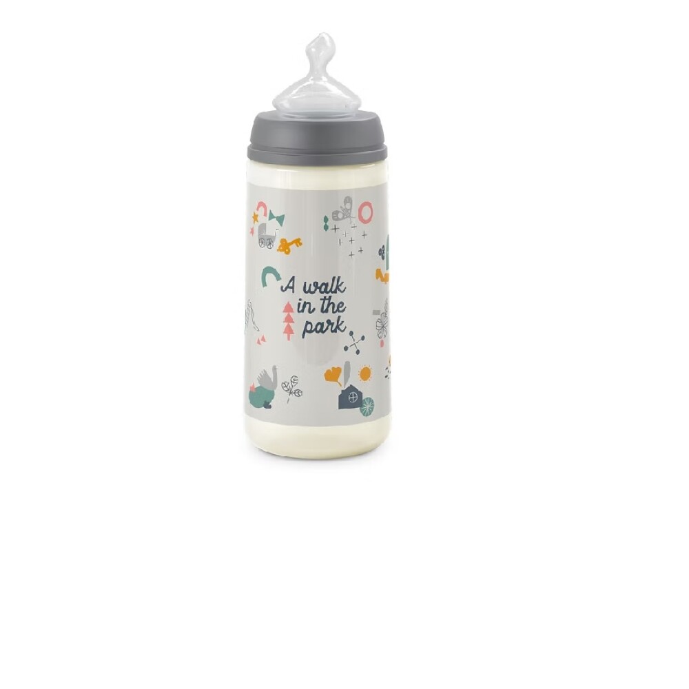 Biberon anatomico 360 ml Suavinex Park Gris