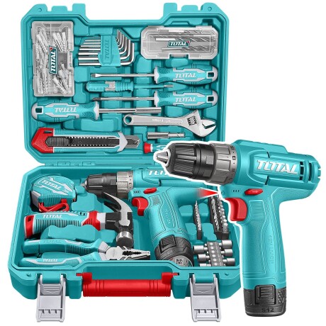 Set De Taladro Atornillador 12v 20Nm Y Herramientas Manuales - 148 Piezas Set De Taladro Atornillador 12v 20Nm Y Herramientas Manuales - 148 Piezas