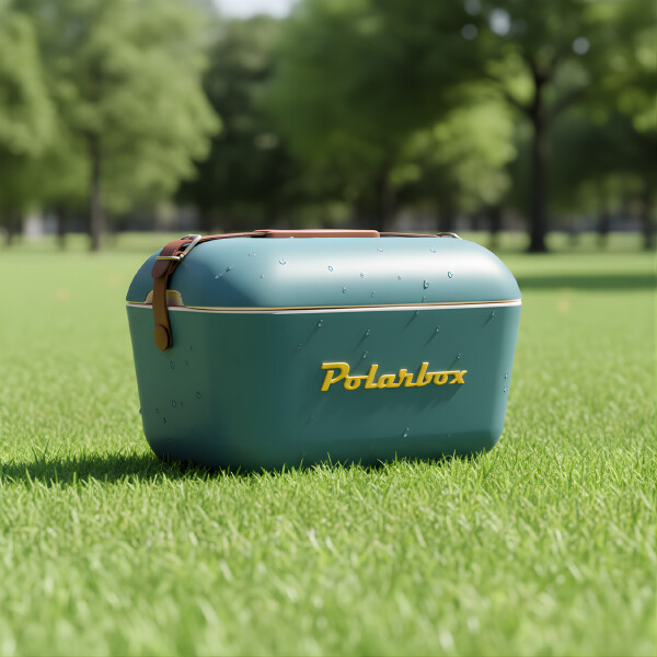 Conservadora Hielera Vintage 20L Litros Latas Hielo Polarbox Color Azul